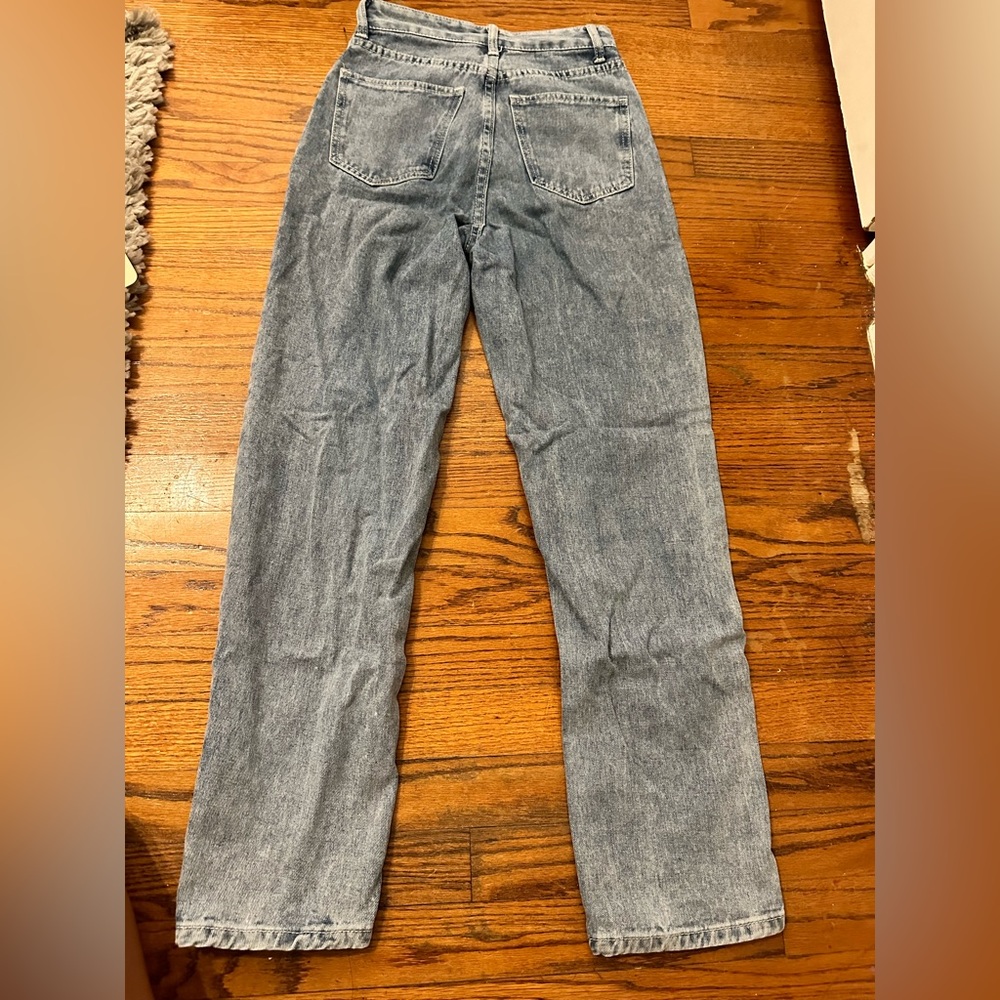 Size XS, shein blue jeans, very comfortable